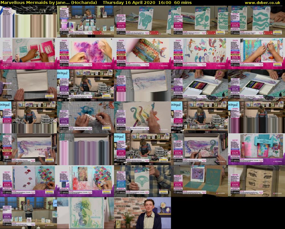 Marvellous Mermaids by Jane... (Hochanda) Thursday 16 April 2020 16:00 - 17:00