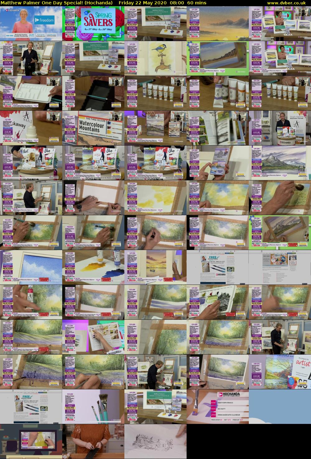 Matthew Palmer One Day Special! (Hochanda) Friday 22 May 2020 08:00 - 09:00