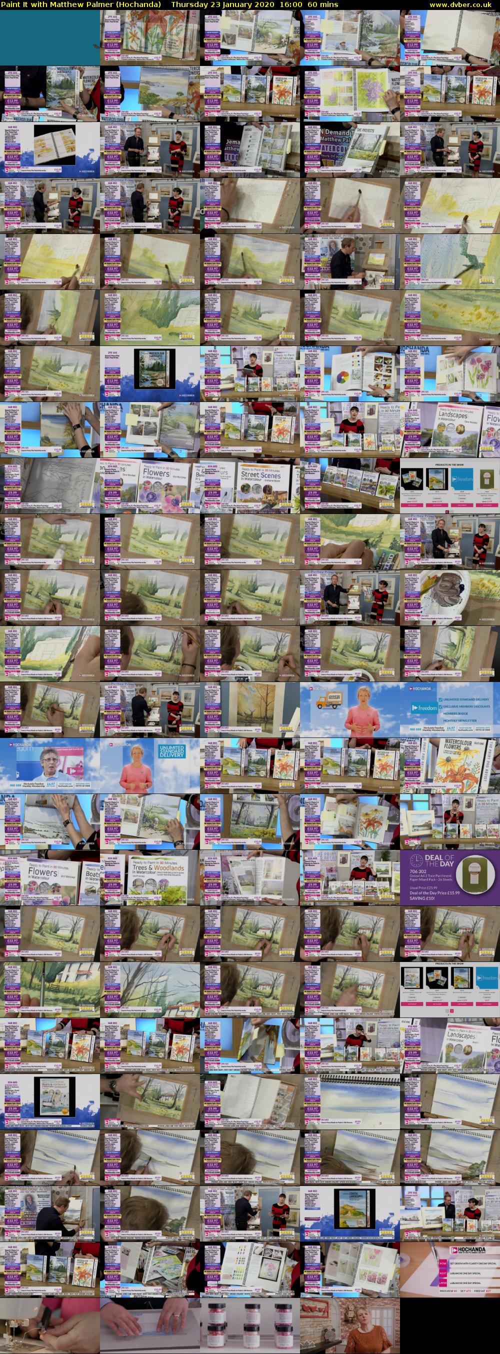Paint It with Matthew Palmer (Hochanda) Thursday 23 January 2020 16:00 - 17:00