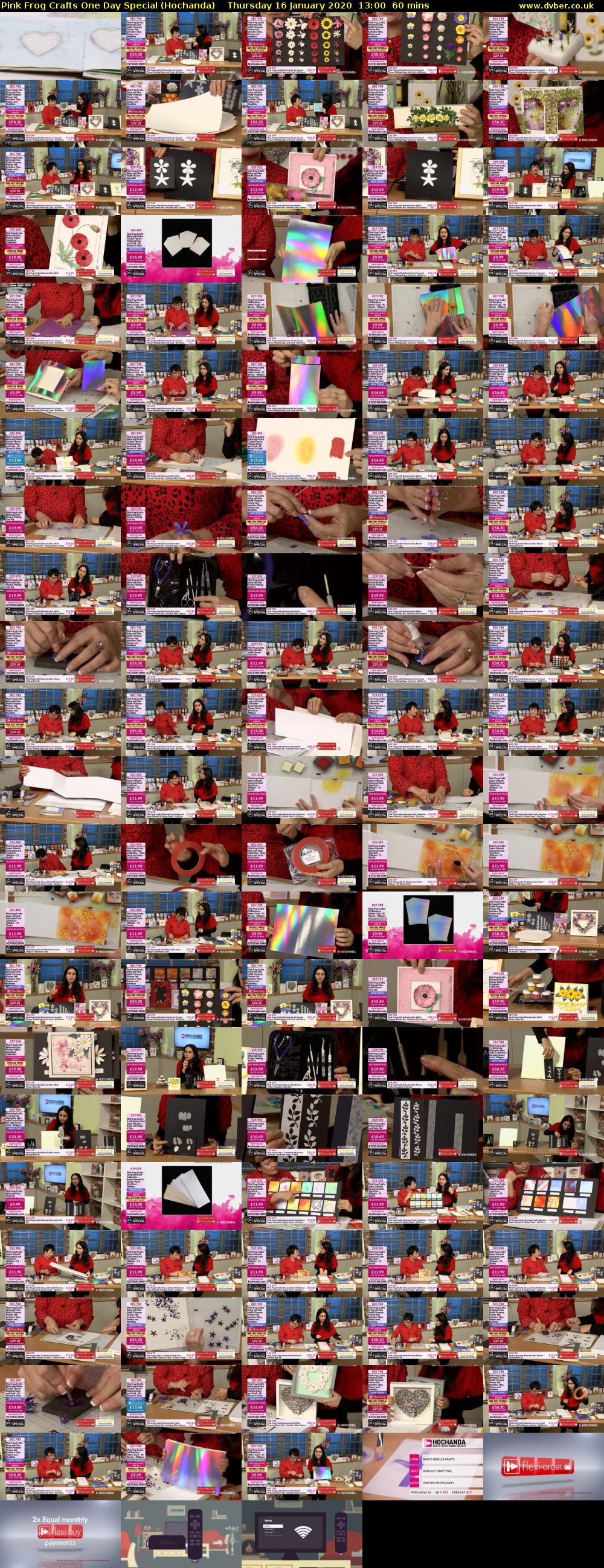 Pink Frog Crafts One Day Special (Hochanda) Thursday 16 January 2020 13:00 - 14:00