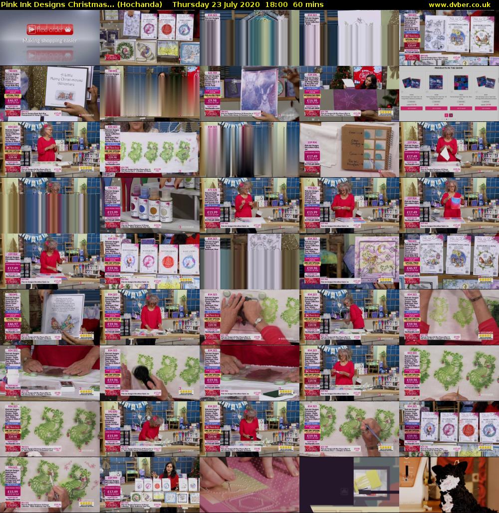 Pink Ink Designs Christmas... (Hochanda) Thursday 23 July 2020 18:00 - 19:00