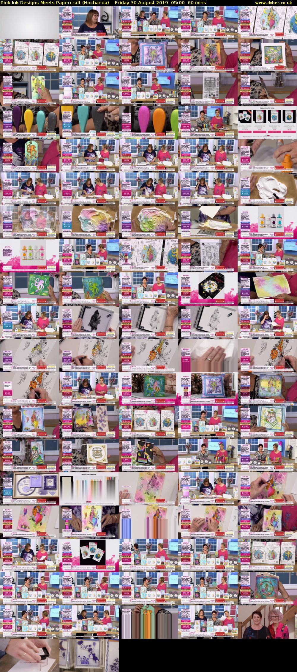 Pink Ink Designs Meets Papercraft (Hochanda) Friday 30 August 2019 05:00 - 06:00