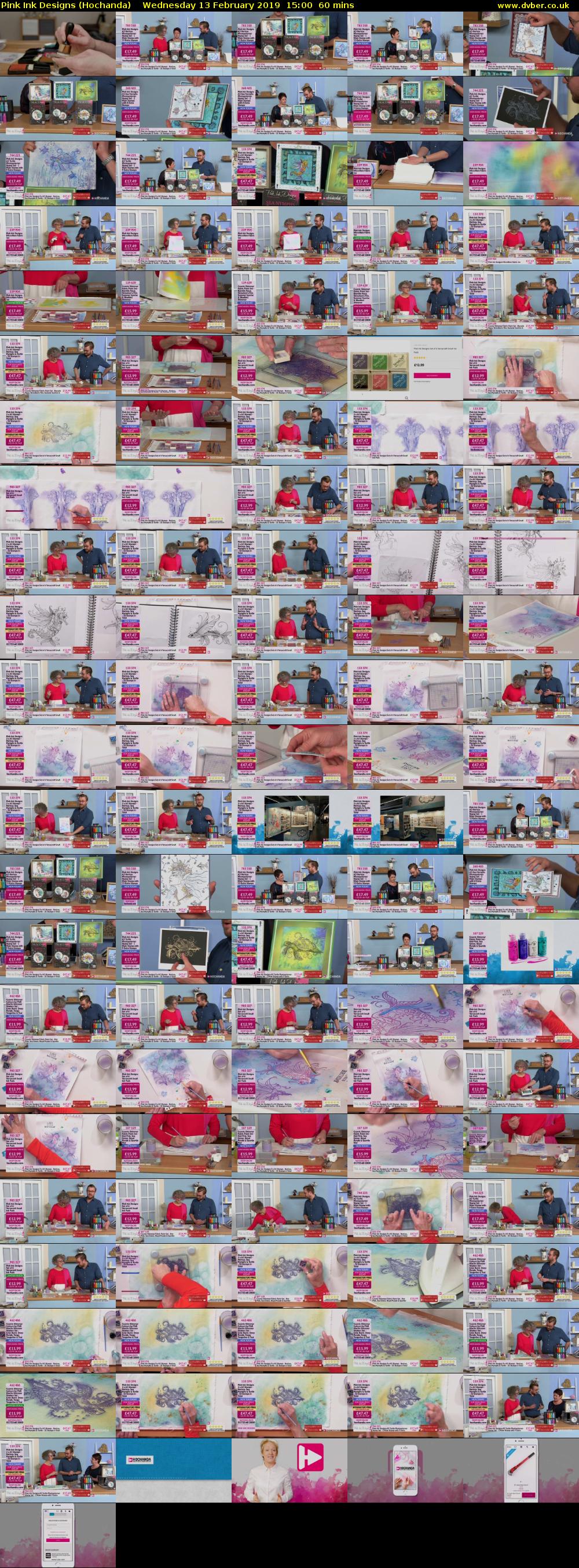 Pink Ink Designs (Hochanda) Wednesday 13 February 2019 15:00 - 16:00
