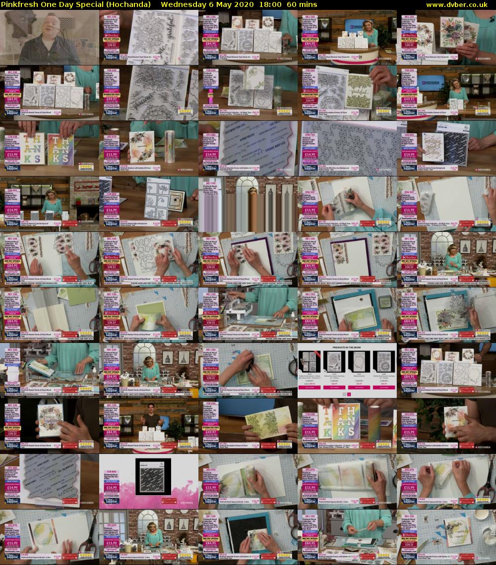 Pinkfresh One Day Special (Hochanda) Wednesday 6 May 2020 18:00 - 19:00