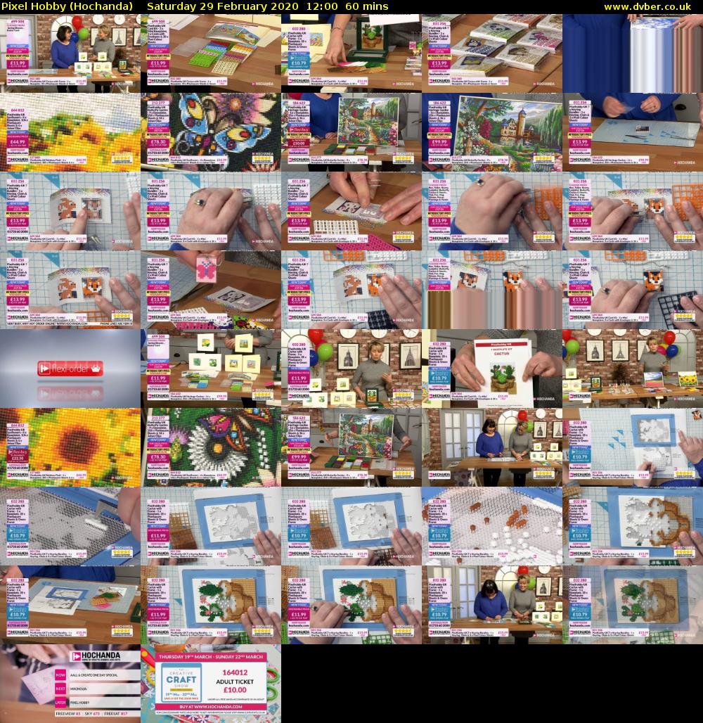 Pixel Hobby (Hochanda) Saturday 29 February 2020 12:00 - 13:00