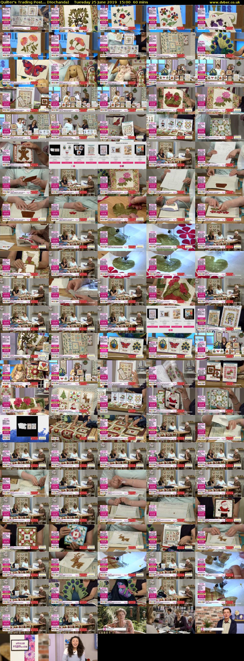 Quilter's Trading Post... (Hochanda) Tuesday 25 June 2019 15:00 - 16:00