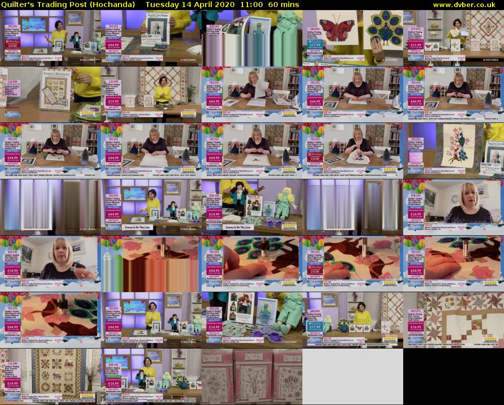 Quilter's Trading Post (Hochanda) Tuesday 14 April 2020 11:00 - 12:00