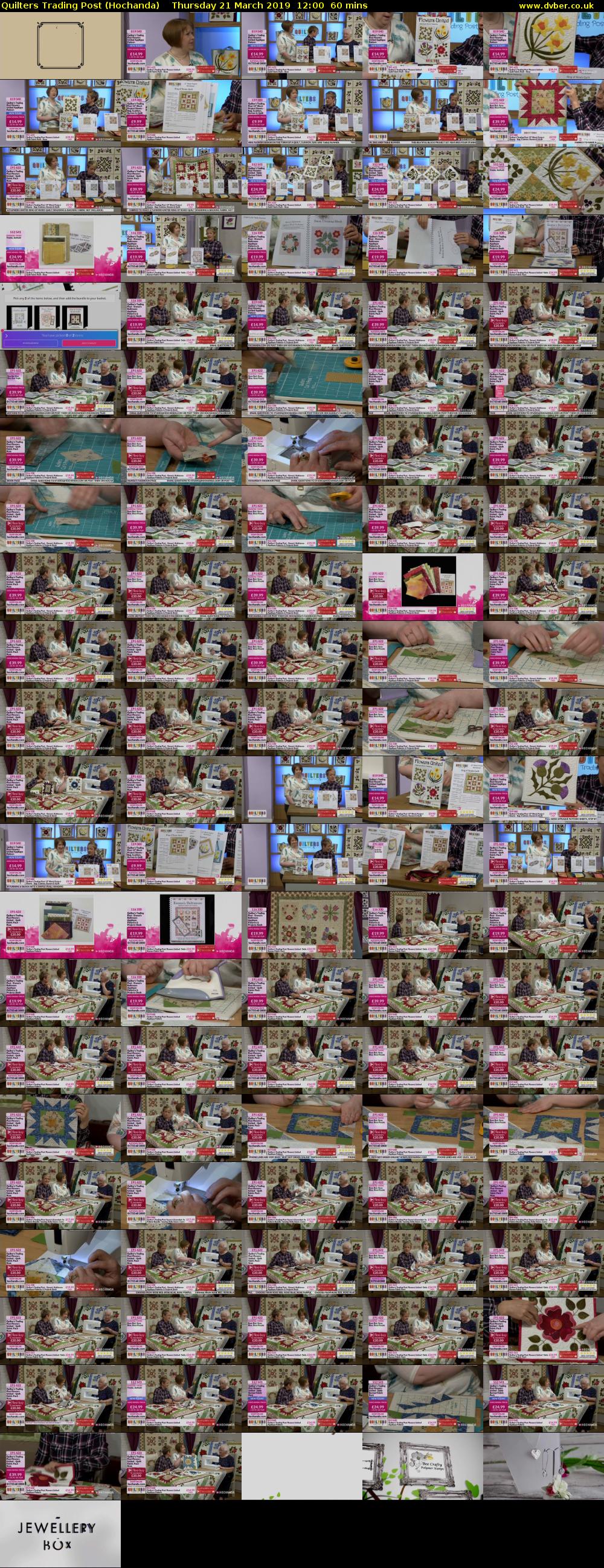 Quilters Trading Post (Hochanda) Thursday 21 March 2019 12:00 - 13:00