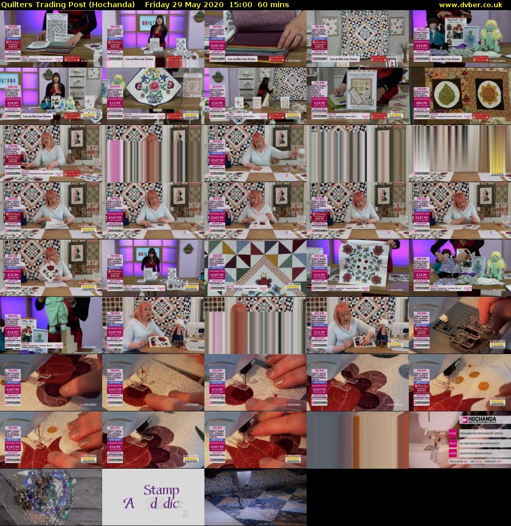 Quilters Trading Post (Hochanda) Friday 29 May 2020 15:00 - 16:00