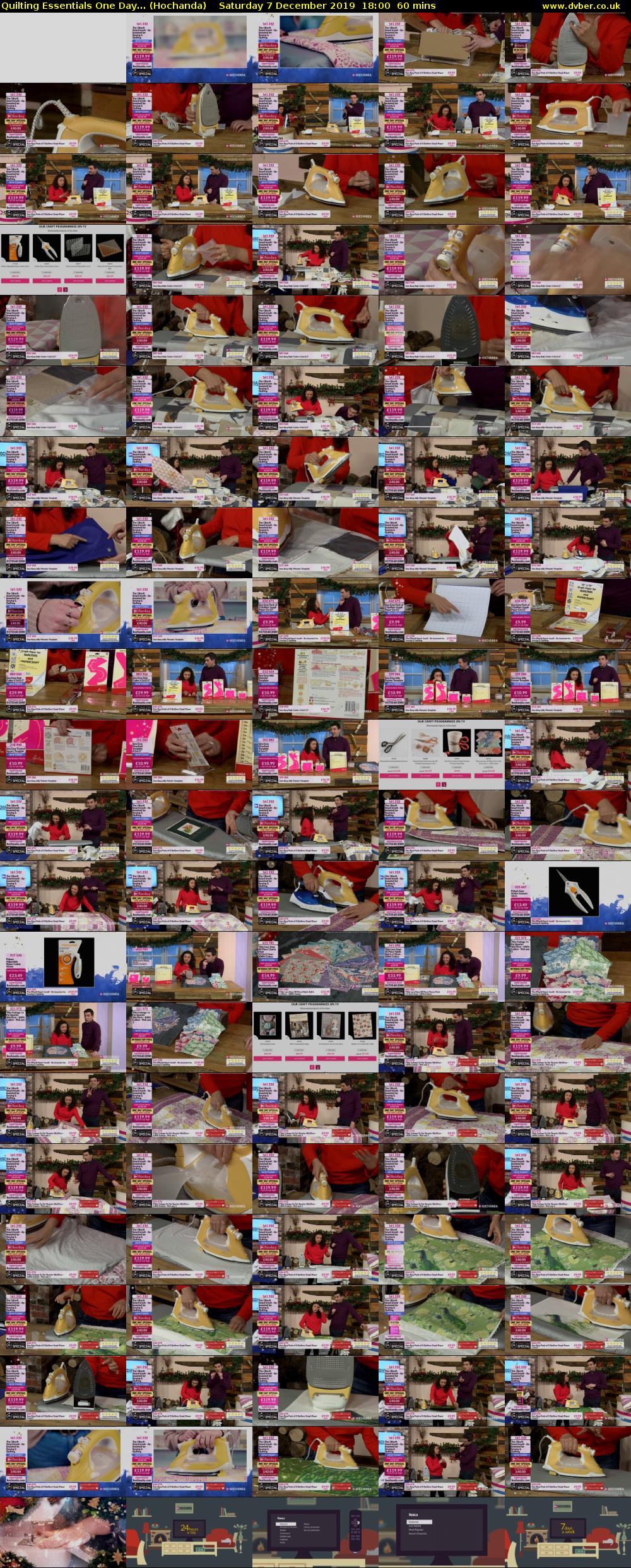Quilting Essentials One Day... (Hochanda) Saturday 7 December 2019 18:00 - 19:00