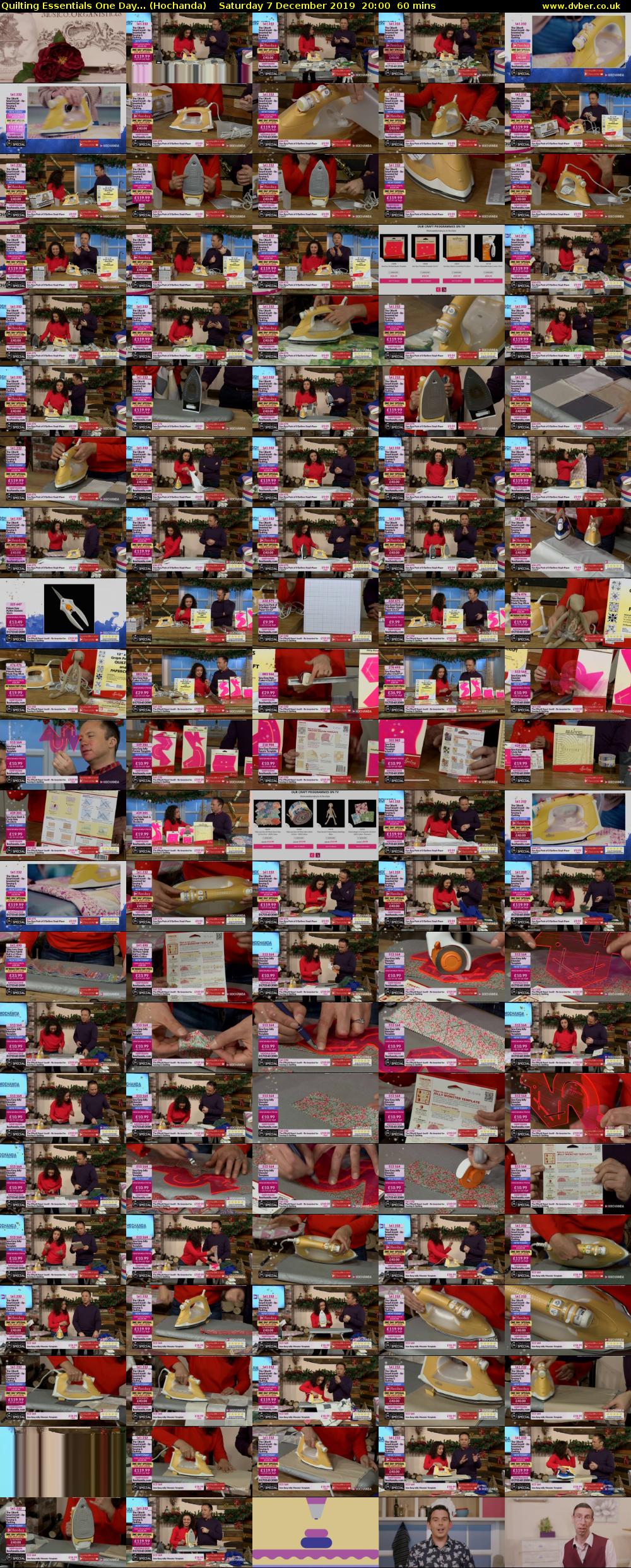 Quilting Essentials One Day... (Hochanda) Saturday 7 December 2019 20:00 - 21:00