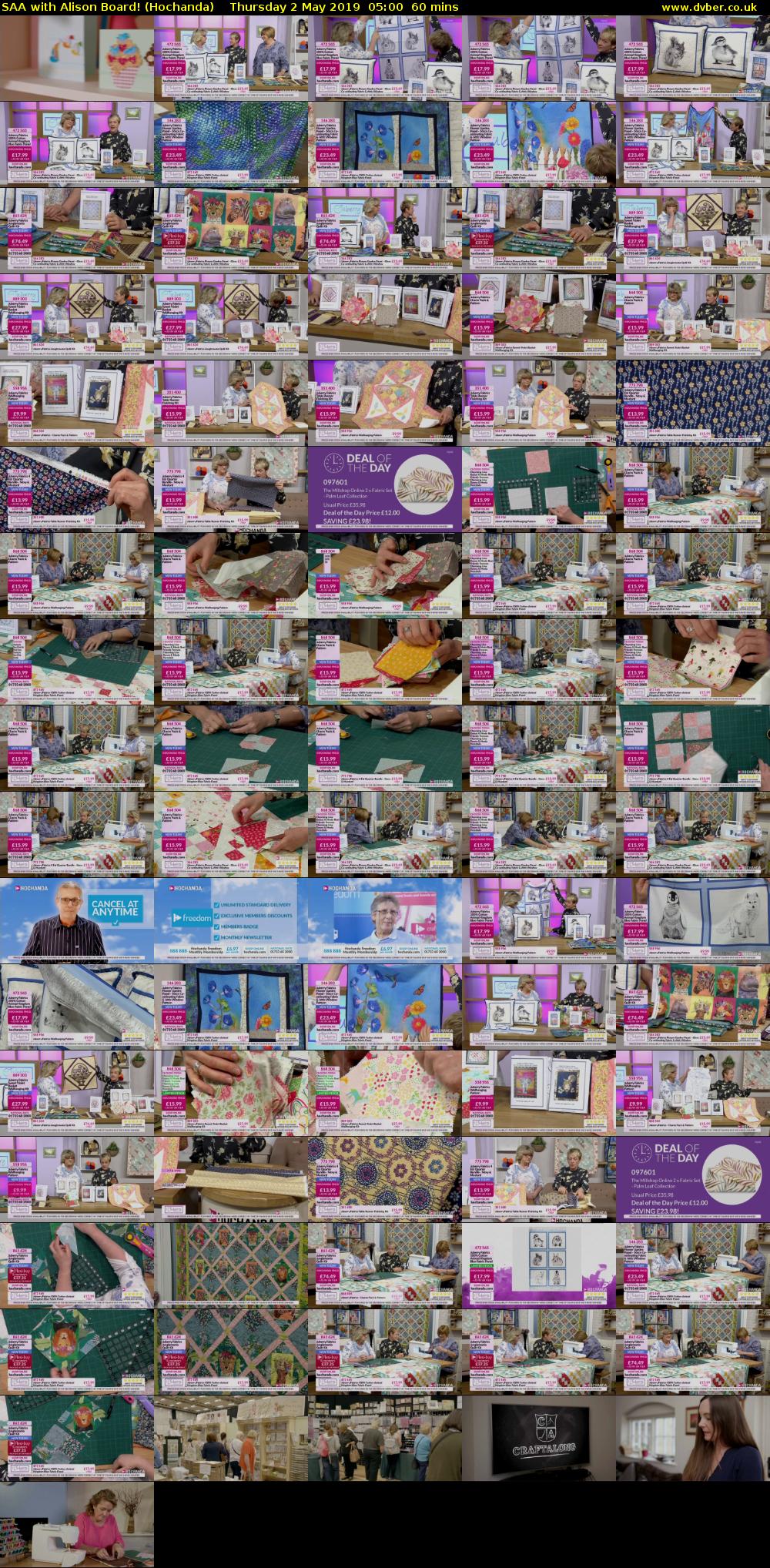 SAA with Alison Board! (Hochanda) Thursday 2 May 2019 05:00 - 06:00