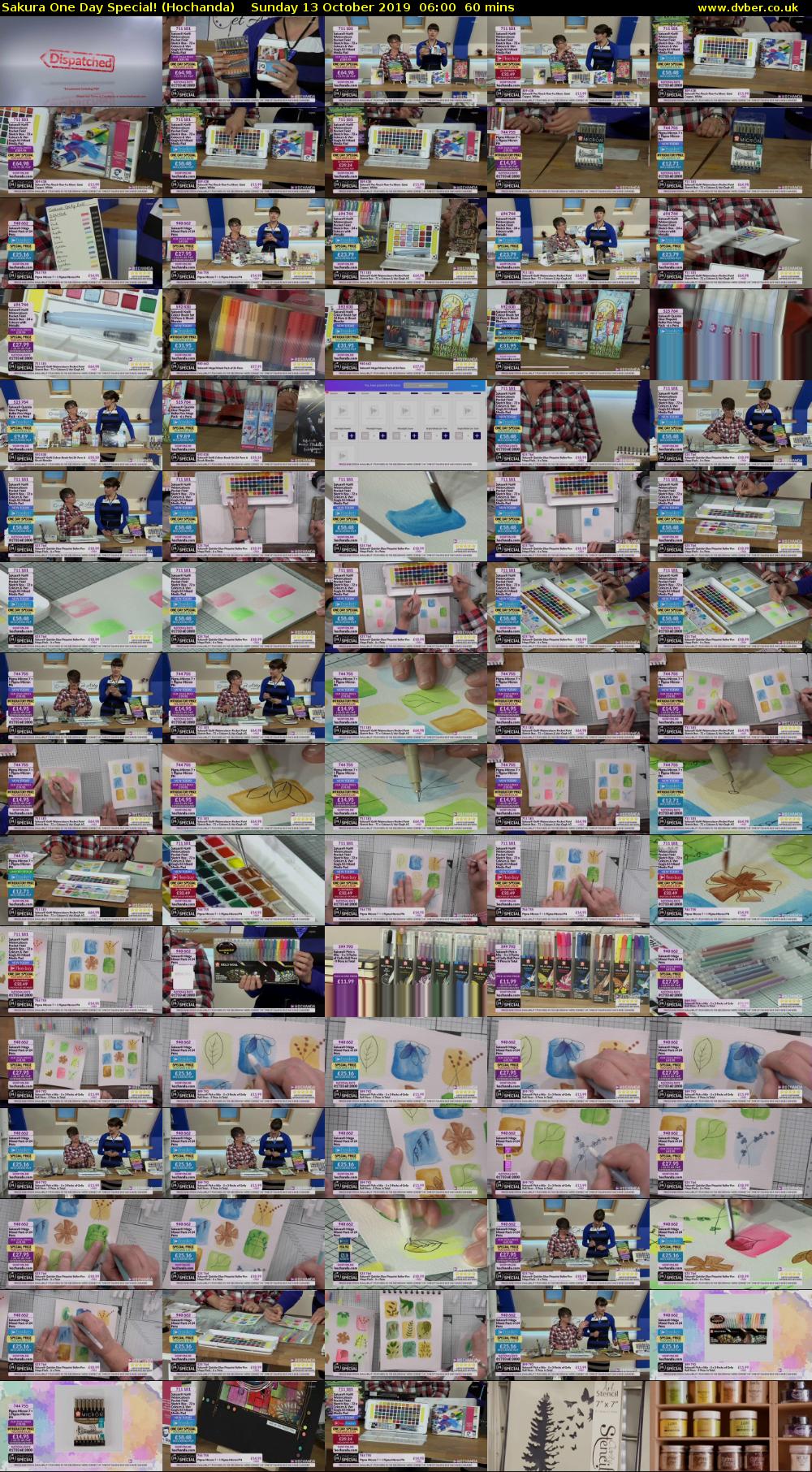 Sakura One Day Special! (Hochanda) Sunday 13 October 2019 06:00 - 07:00