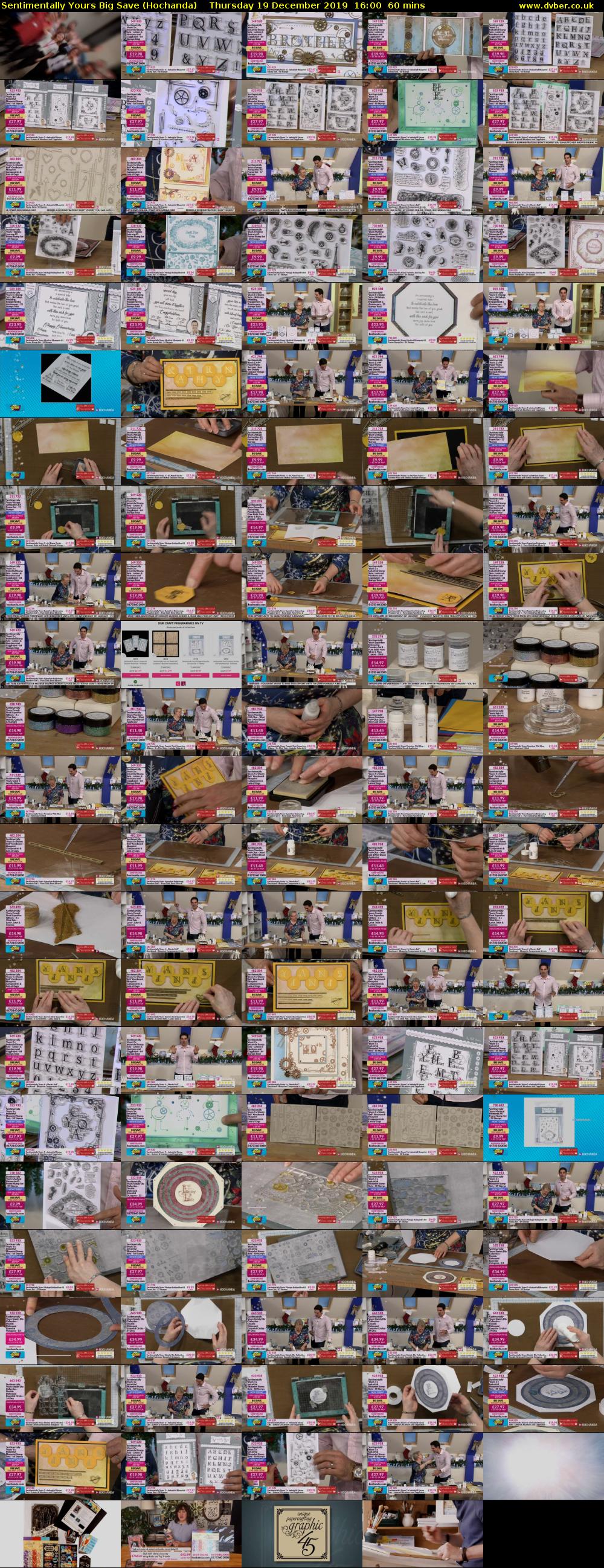 Sentimentally Yours Big Save (Hochanda) Thursday 19 December 2019 16:00 - 17:00
