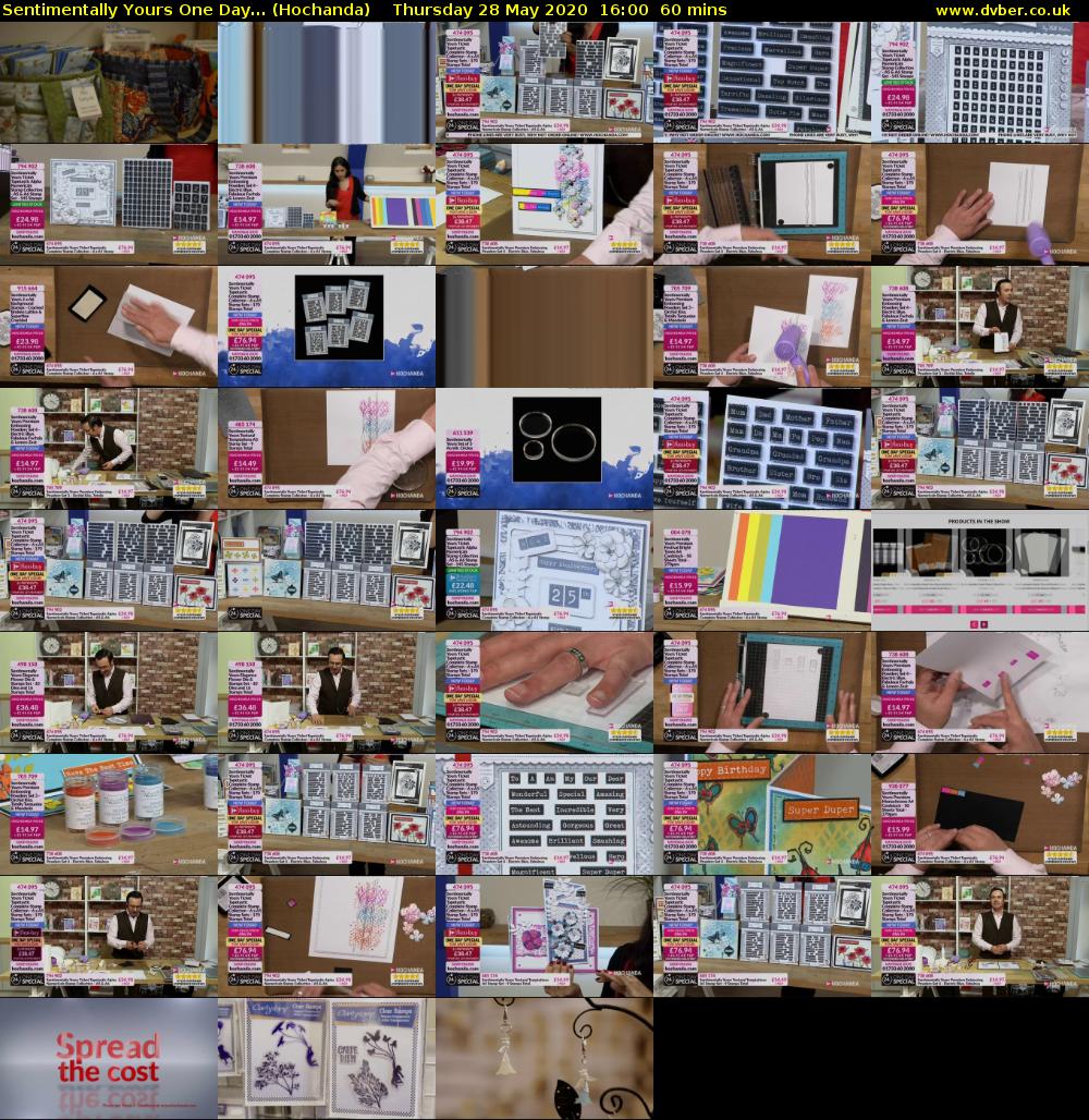Sentimentally Yours One Day... (Hochanda) Thursday 28 May 2020 16:00 - 17:00