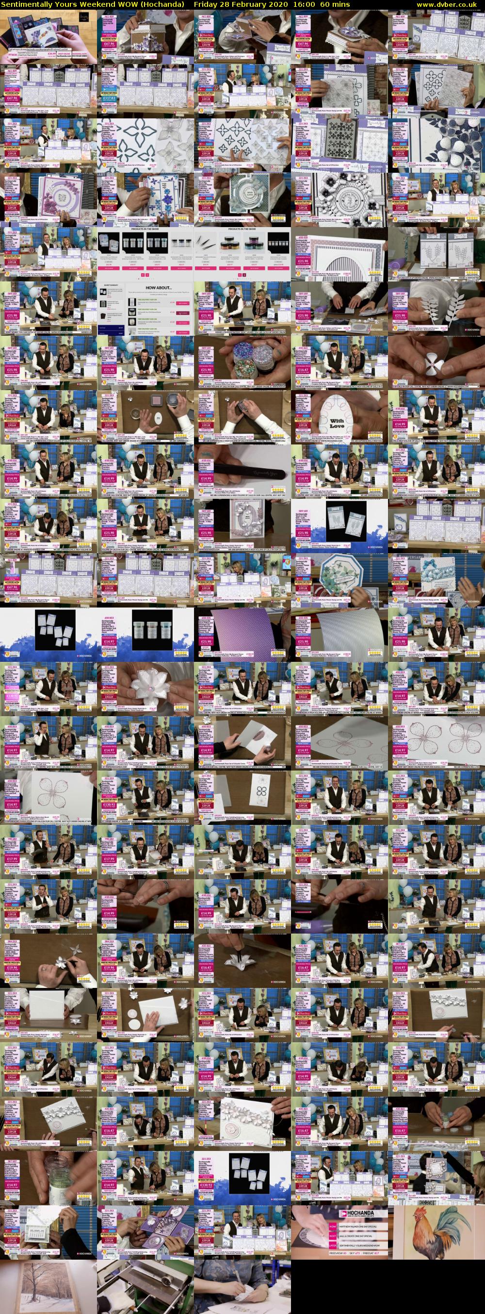 Sentimentally Yours Weekend WOW (Hochanda) Friday 28 February 2020 16:00 - 17:00