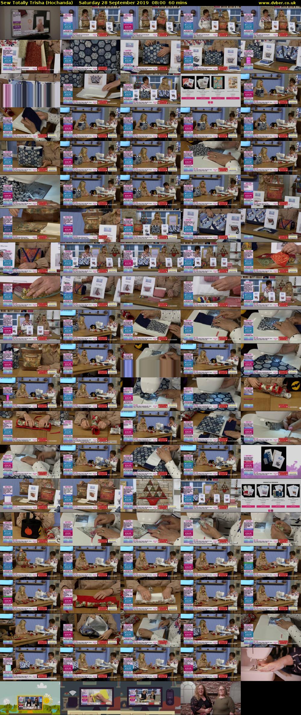Sew Totally Trisha (Hochanda) Saturday 28 September 2019 08:00 - 09:00