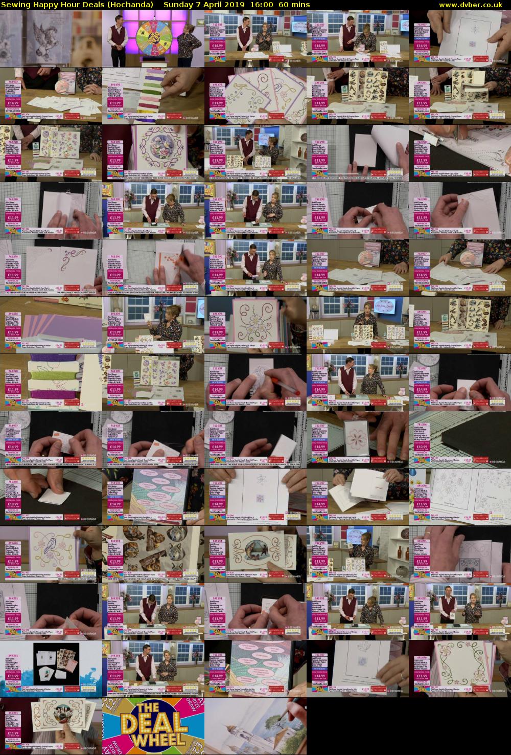 Sewing Happy Hour Deals (Hochanda) Sunday 7 April 2019 16:00 - 17:00