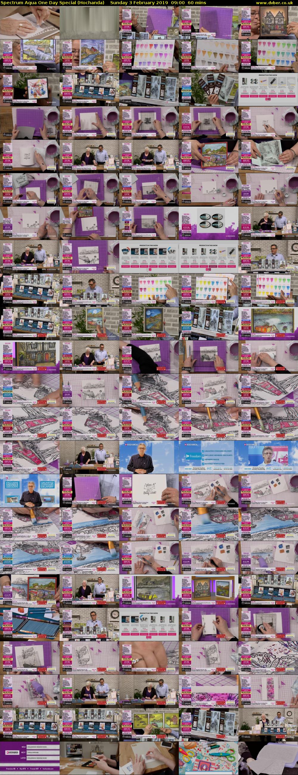 Spectrum Aqua One Day Special (Hochanda) Sunday 3 February 2019 09:00 - 10:00