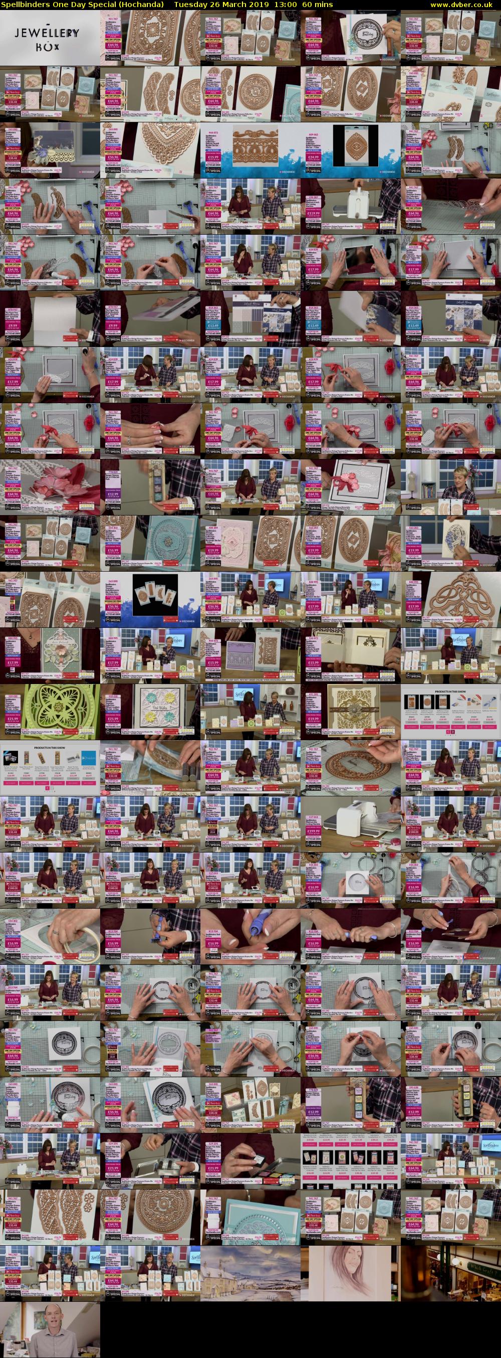 Spellbinders One Day Special (Hochanda) Tuesday 26 March 2019 13:00 - 14:00