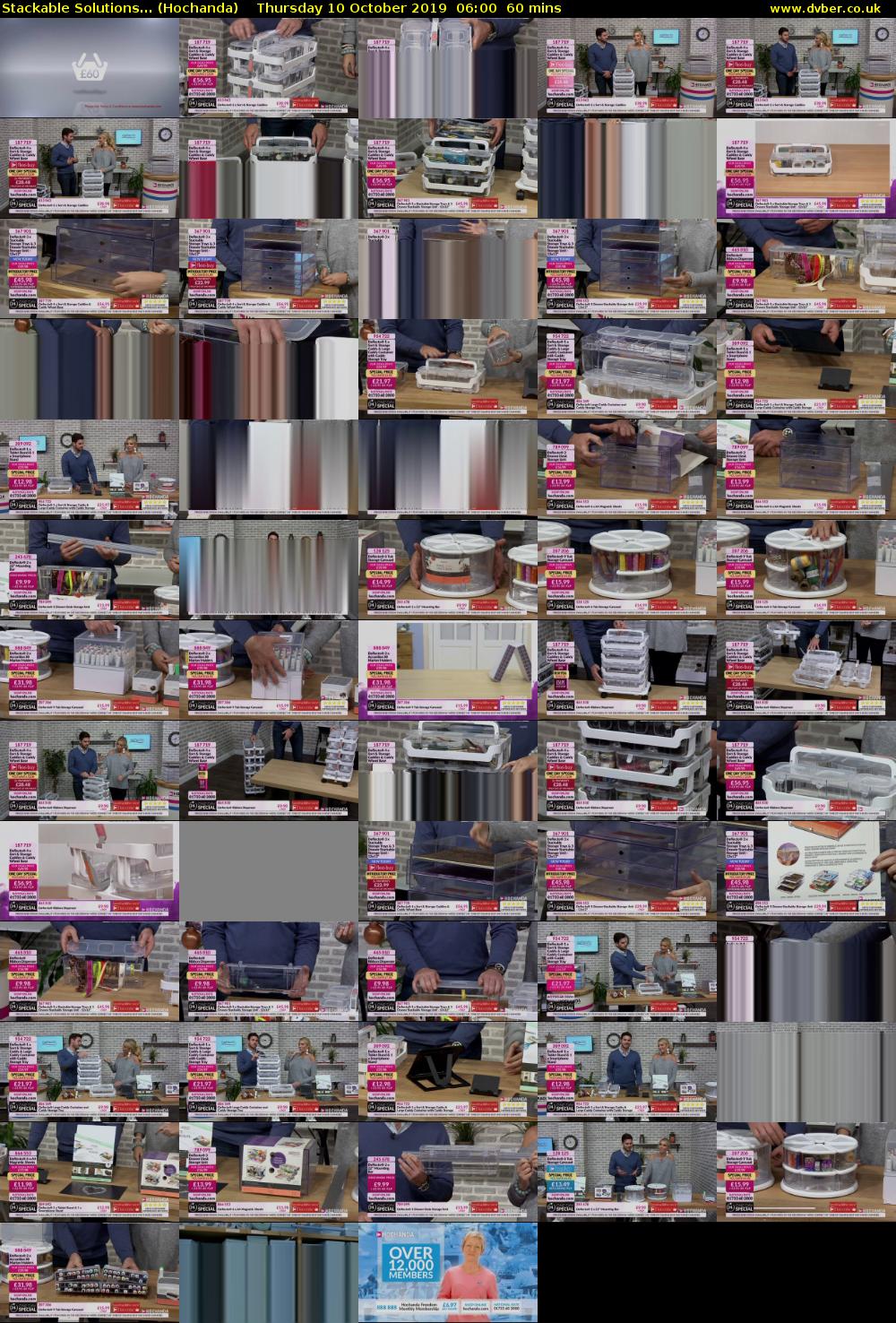 Stackable Solutions... (Hochanda) Thursday 10 October 2019 06:00 - 07:00