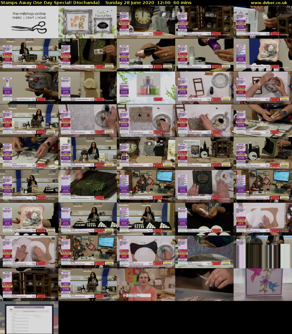 Stamps Away One Day Special! (Hochanda) Sunday 28 June 2020 12:00 - 13:00