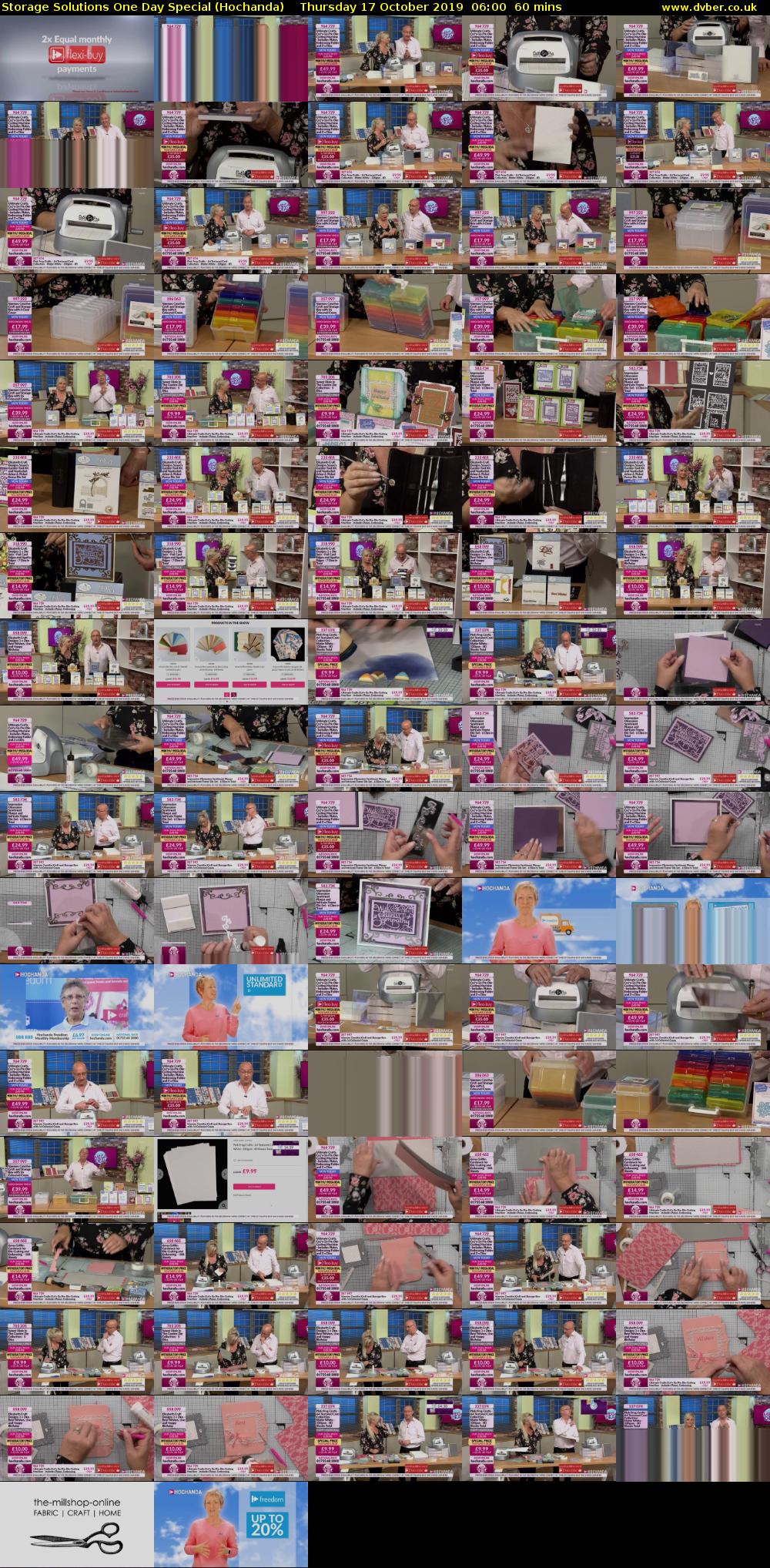 Storage Solutions One Day Special (Hochanda) Thursday 17 October 2019 06:00 - 07:00