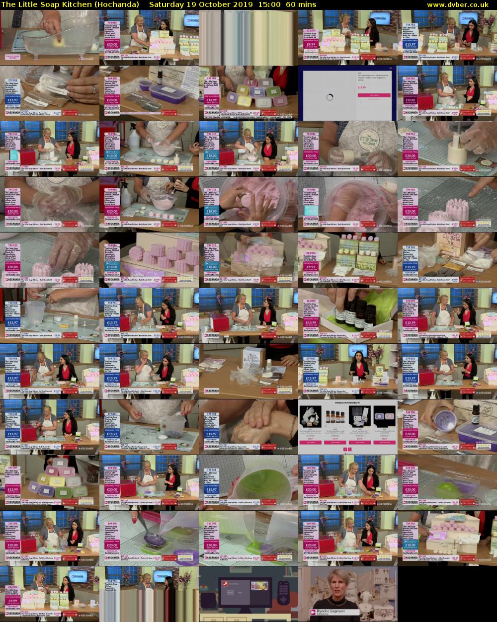 The Little Soap Kitchen (Hochanda) Saturday 19 October 2019 15:00 - 16:00