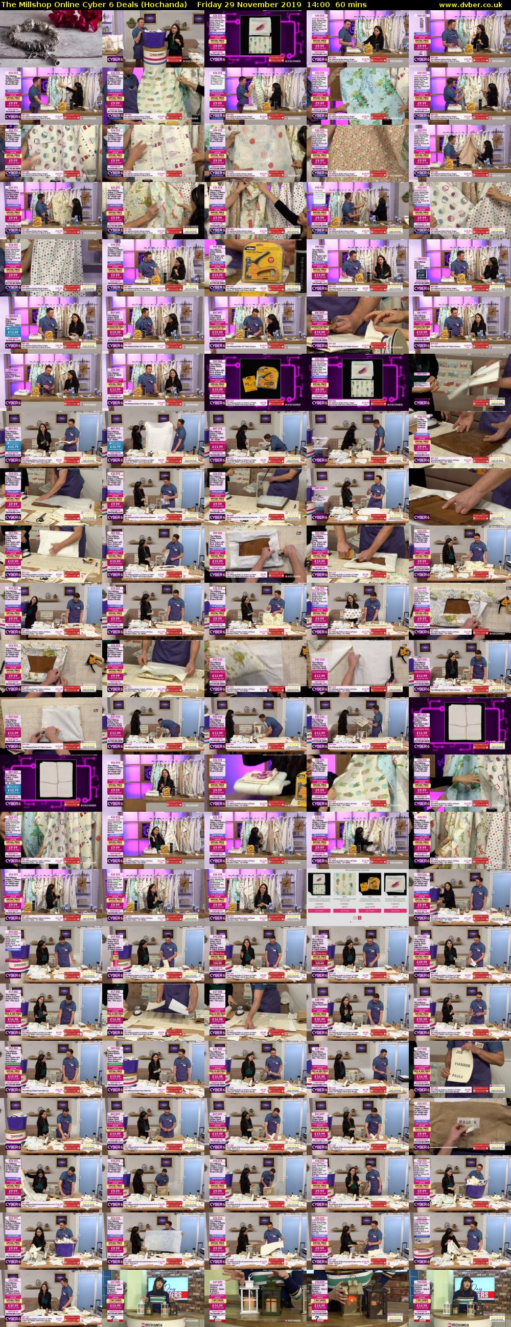 The Millshop Online Cyber 6 Deals (Hochanda) Friday 29 November 2019 14:00 - 15:00