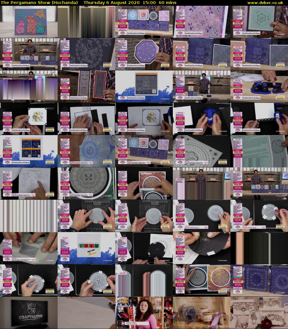 The Pergamano Show (Hochanda) Thursday 6 August 2020 15:00 - 16:00
