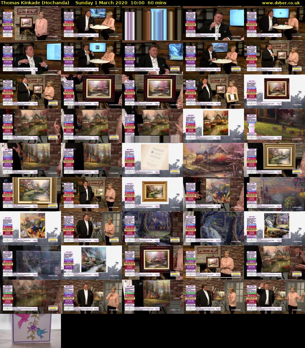 Thomas Kinkade (Hochanda) Sunday 1 March 2020 10:00 - 11:00