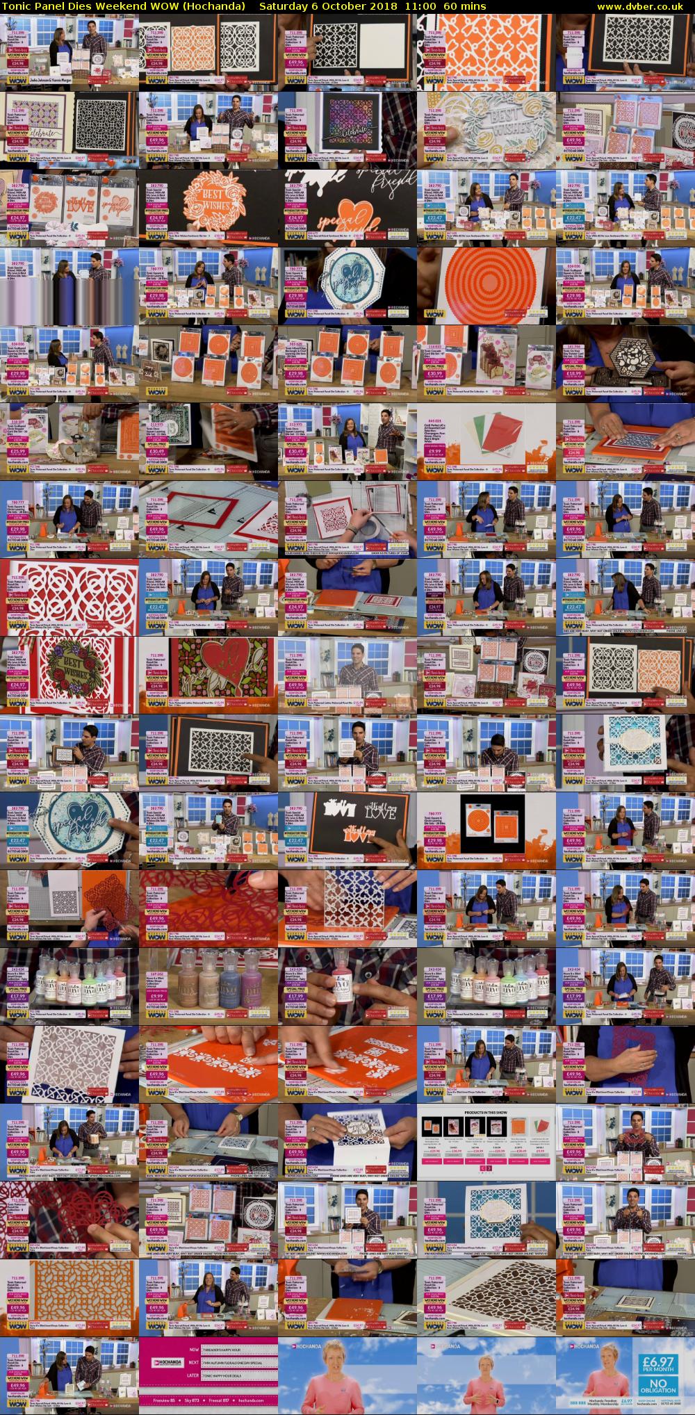 Tonic Panel Dies Weekend WOW (Hochanda) Saturday 6 October 2018 11:00 - 12:00