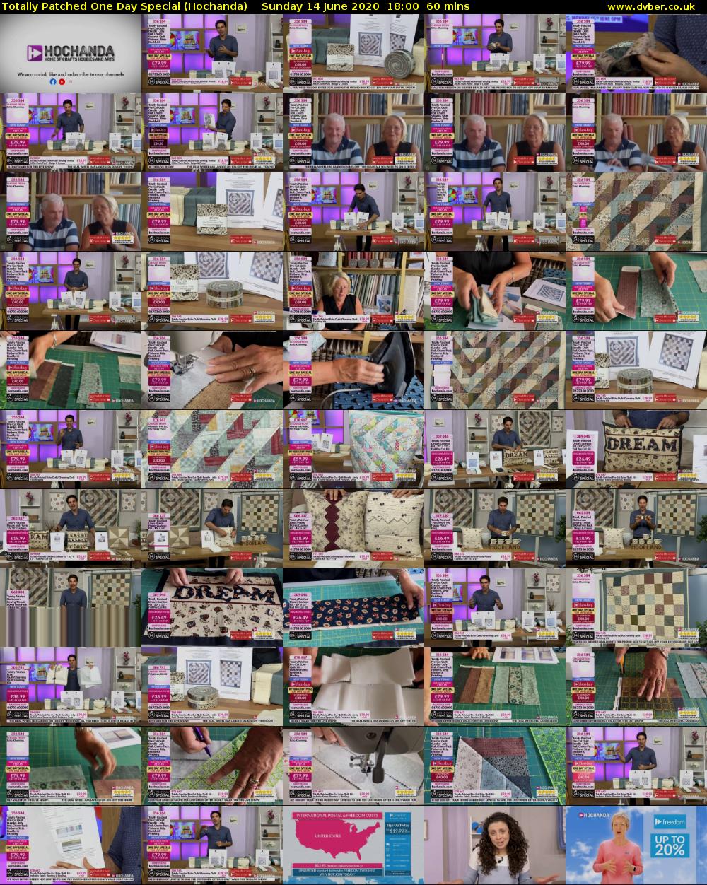 Totally Patched One Day Special (Hochanda) Sunday 14 June 2020 18:00 - 19:00