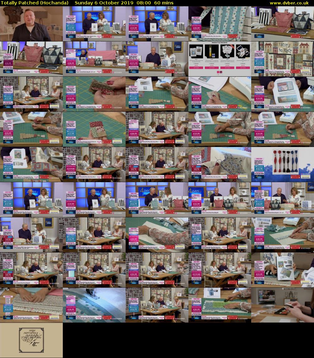 Totally Patched (Hochanda) Sunday 6 October 2019 08:00 - 09:00