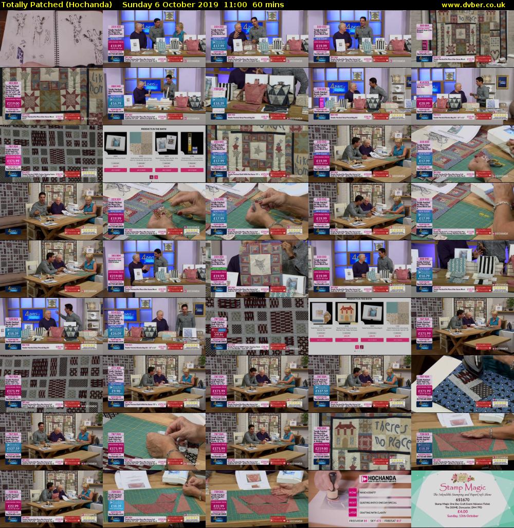 Totally Patched (Hochanda) Sunday 6 October 2019 11:00 - 12:00