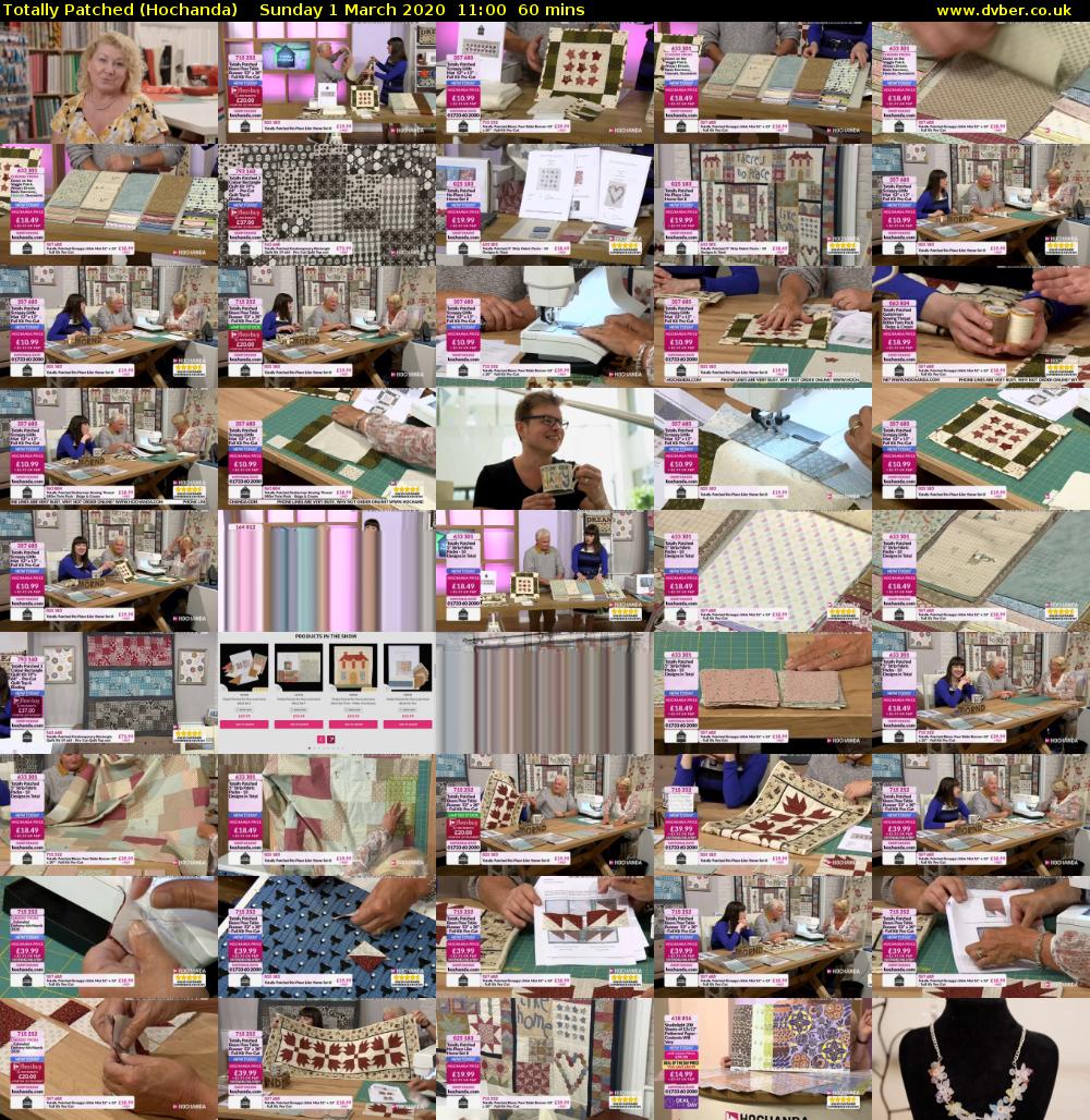 Totally Patched (Hochanda) Sunday 1 March 2020 11:00 - 12:00