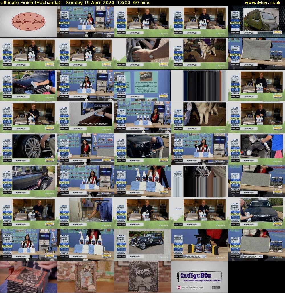 Ultimate Finish (Hochanda) Sunday 19 April 2020 13:00 - 14:00