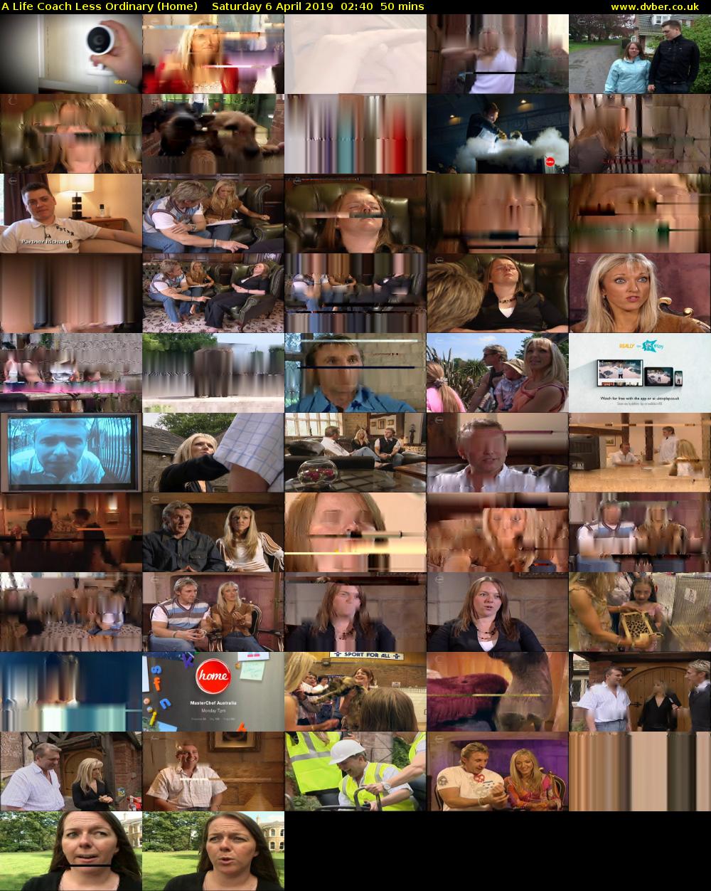 A Life Coach Less Ordinary (Home) Saturday 6 April 2019 02:40 - 03:30