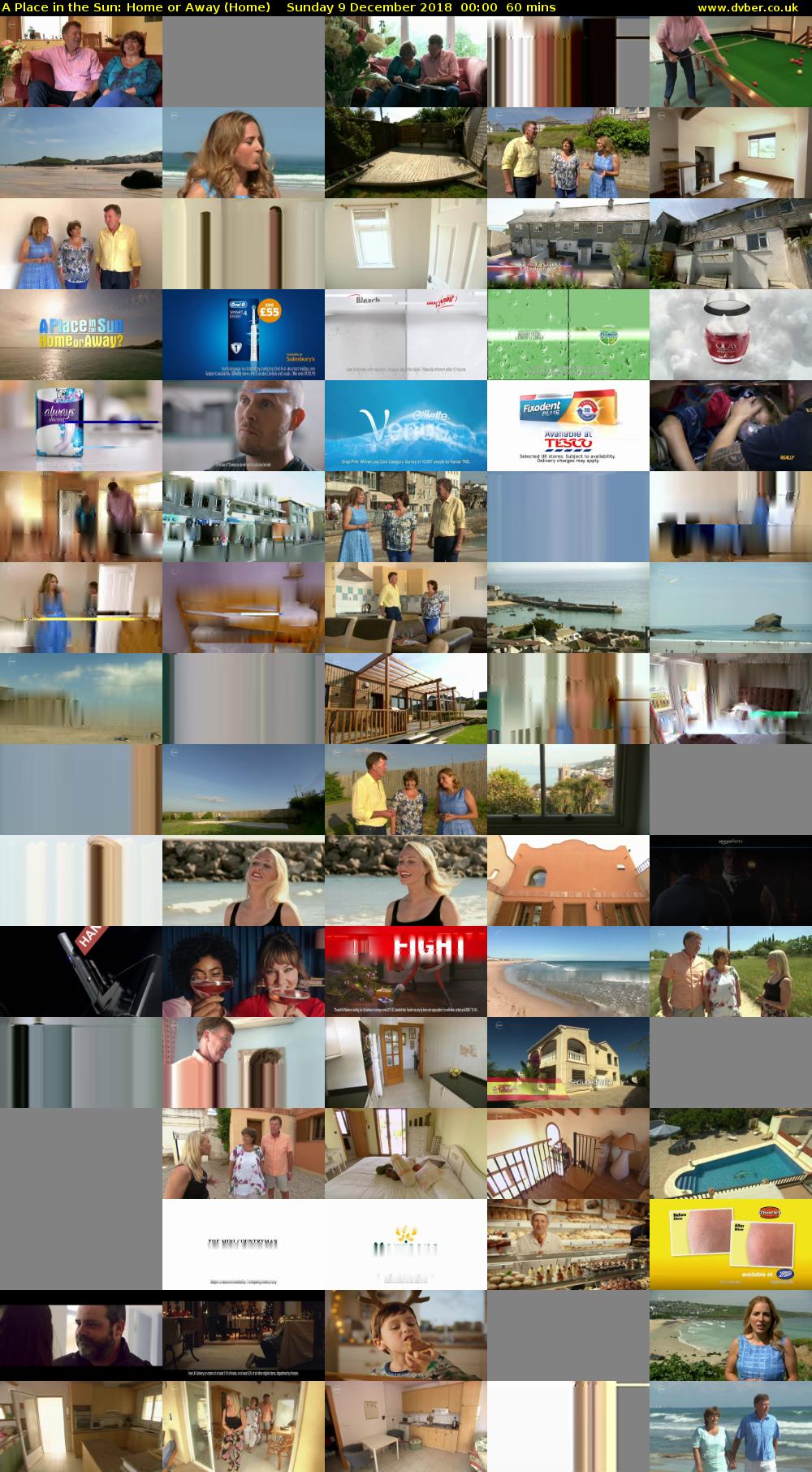 A Place in the Sun: Home or Away (Home) Sunday 9 December 2018 00:00 - 01:00