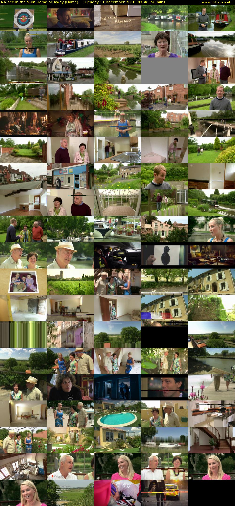 A Place in the Sun: Home or Away (Home) Tuesday 11 December 2018 02:40 - 03:30
