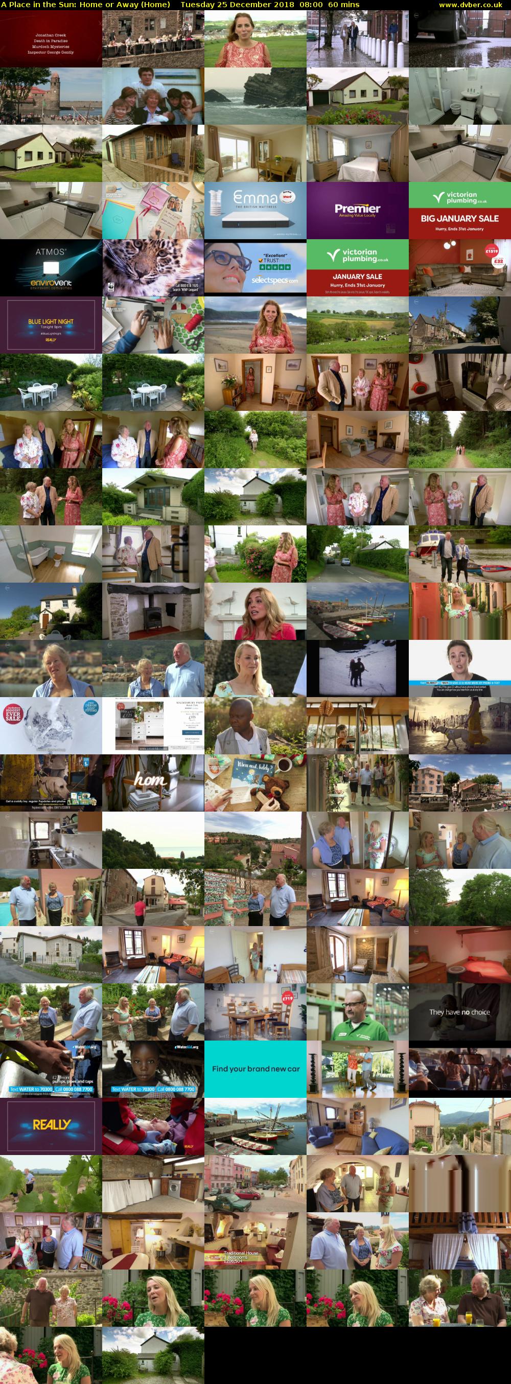 A Place in the Sun: Home or Away (Home) Tuesday 25 December 2018 08:00 - 09:00