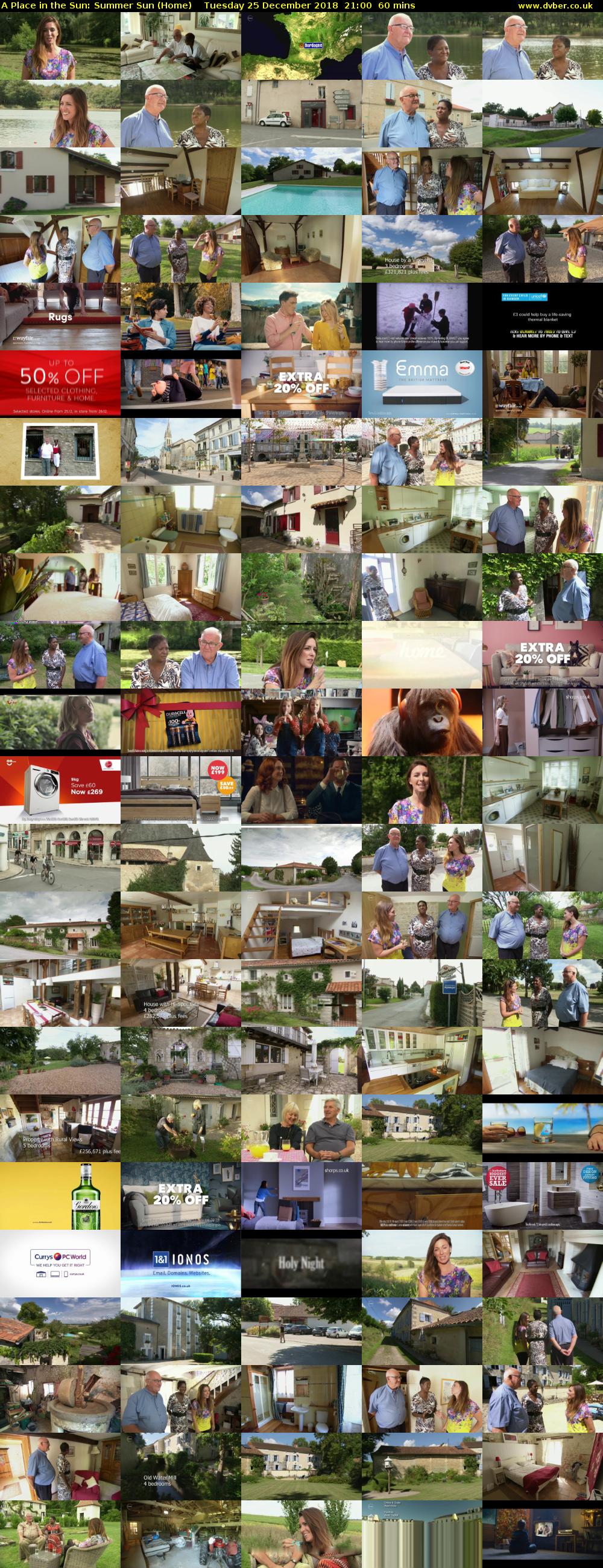 A Place in the Sun: Summer Sun (Home) Tuesday 25 December 2018 21:00 - 22:00