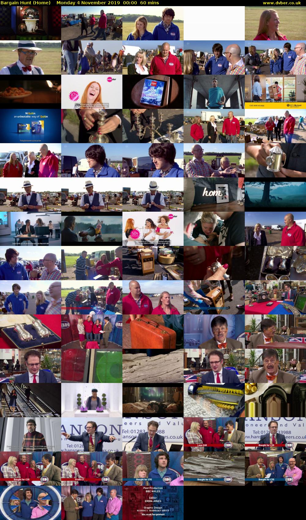 Bargain Hunt (Home) Monday 4 November 2019 00:00 - 01:00