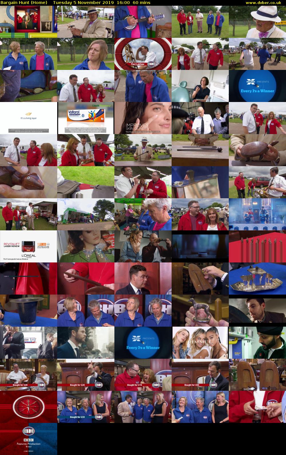 Bargain Hunt (Home) Tuesday 5 November 2019 16:00 - 17:00