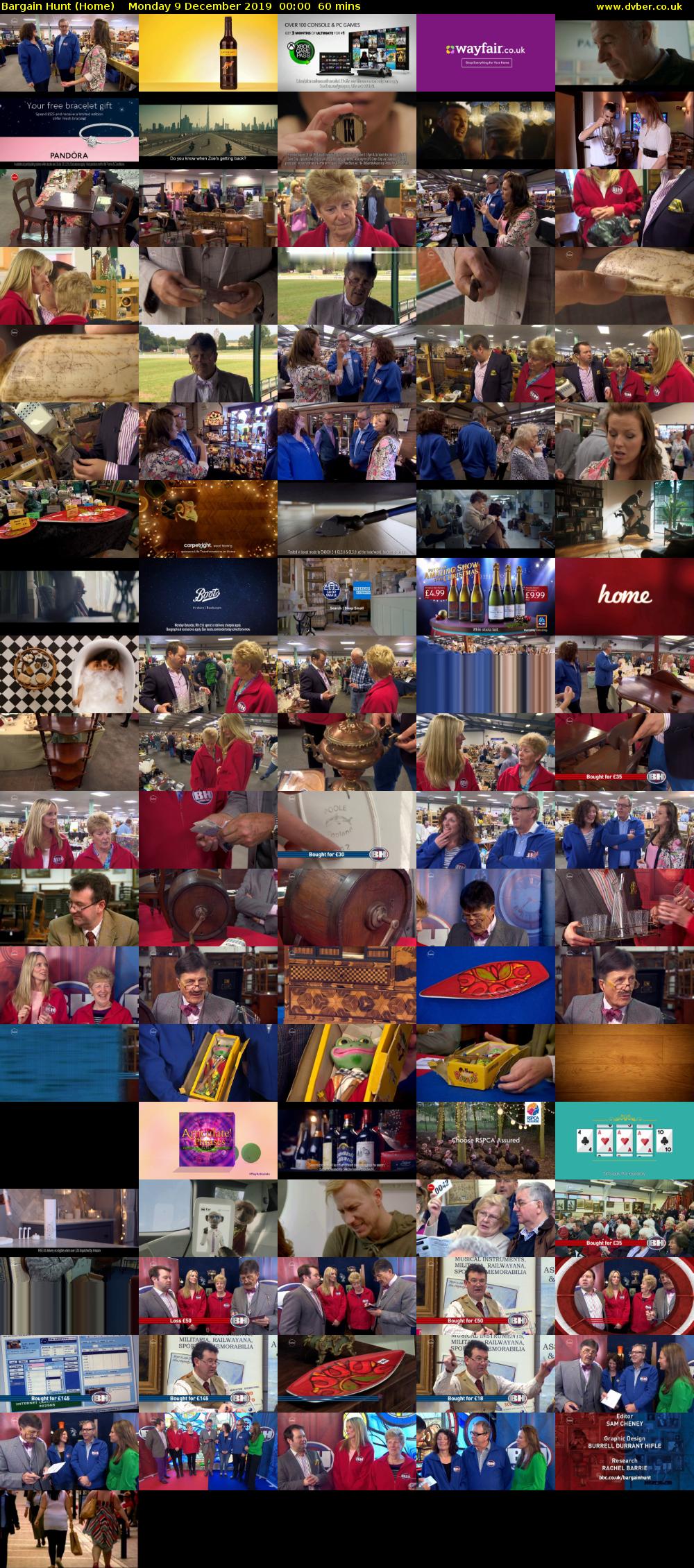 Bargain Hunt (Home) Monday 9 December 2019 00:00 - 01:00