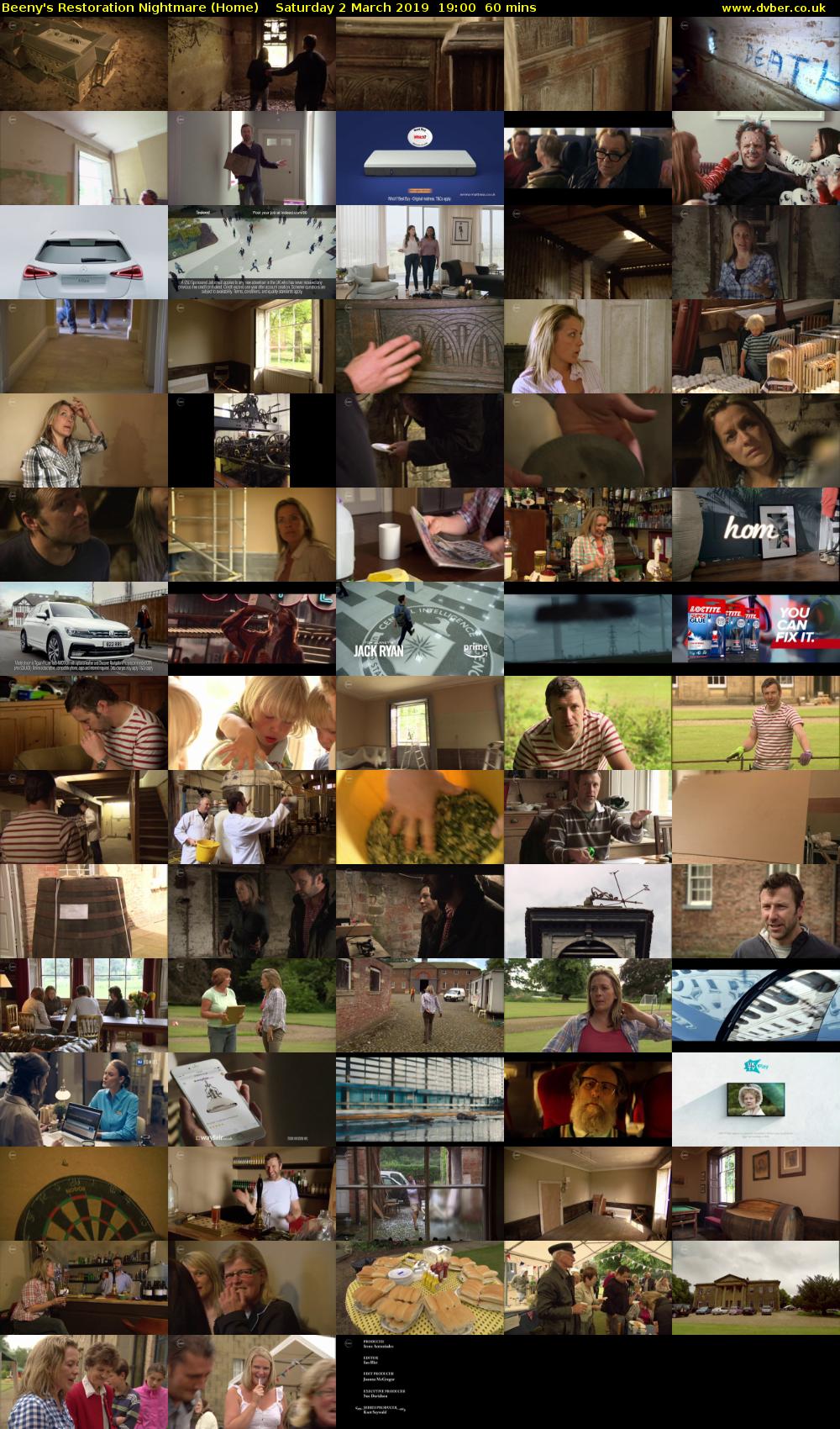 Beeny's Restoration Nightmare (Home) Saturday 2 March 2019 19:00 - 20:00