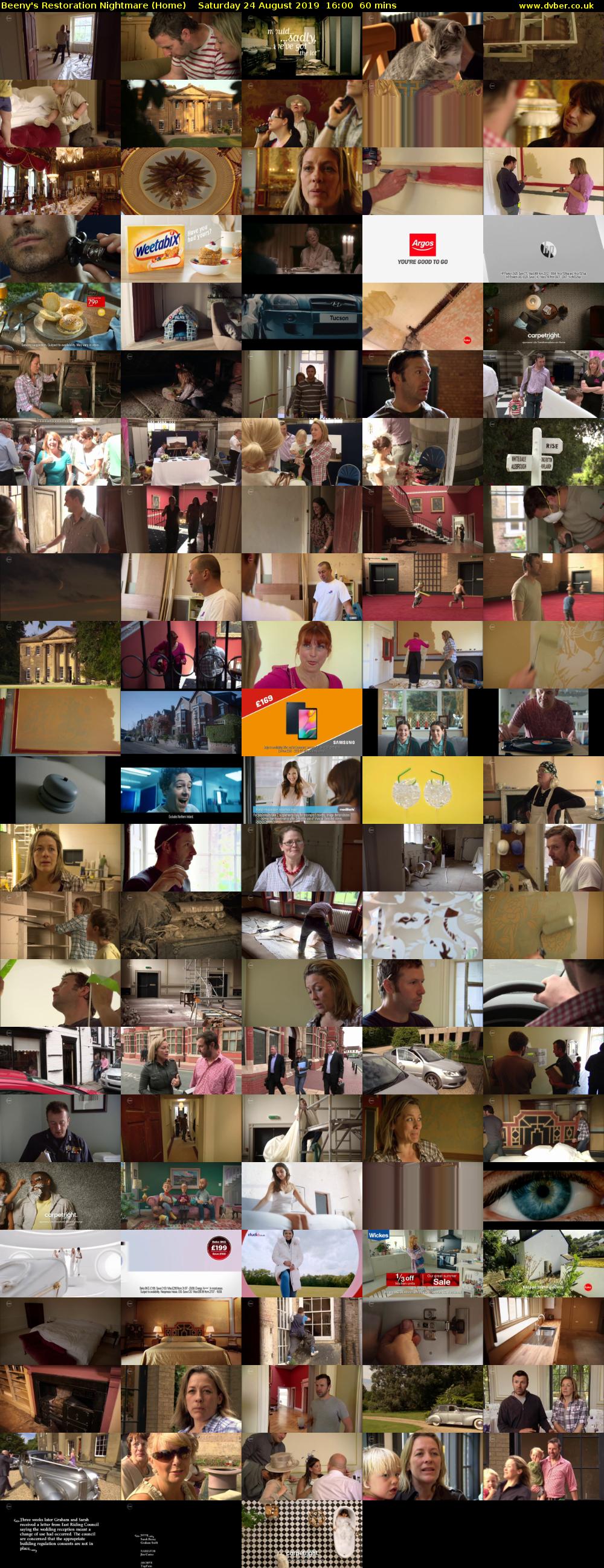 Beeny's Restoration Nightmare (Home) Saturday 24 August 2019 16:00 - 17:00