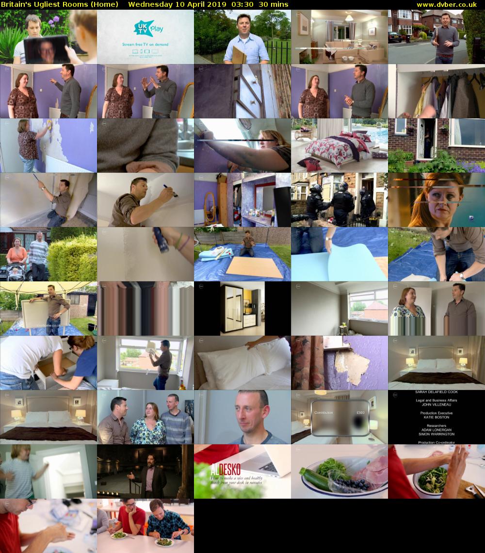 Britain's Ugliest Rooms (Home) Wednesday 10 April 2019 03:30 - 04:00