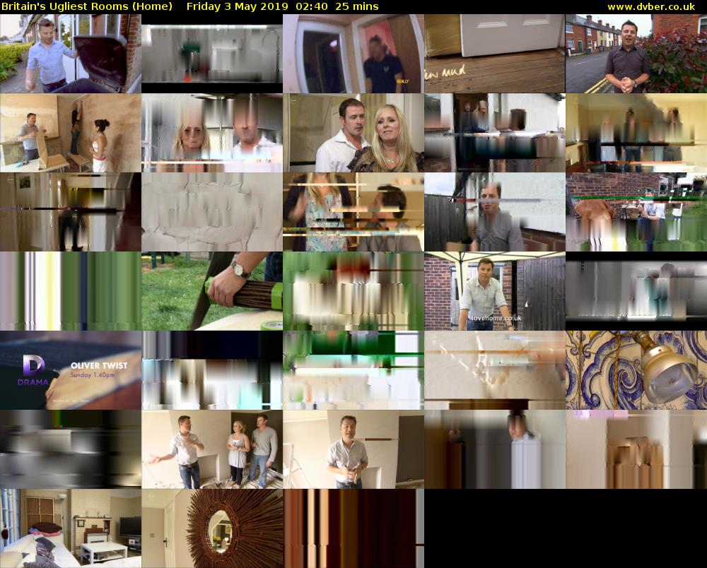 Britain's Ugliest Rooms (Home) Friday 3 May 2019 02:40 - 03:05