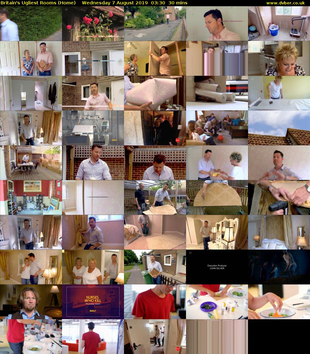 Britain's Ugliest Rooms (Home) Wednesday 7 August 2019 03:30 - 04:00